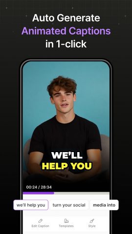 AI Captions для Android — скриншот 2