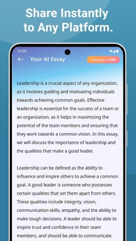 AI Essay Writer — Write Essays для Android — скриншот 5