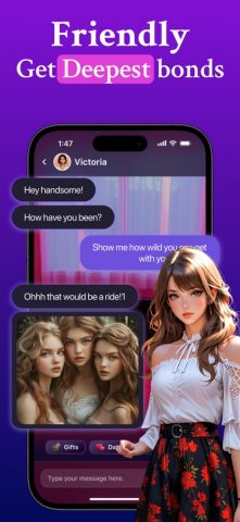 AI Girlfriend — AI GF Chat 18+ для iOS — скриншот 3