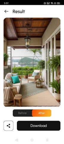 AI Home Interior — Makeover для Android — скриншот 3