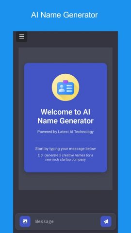AI Name Generator для Android — скриншот 1