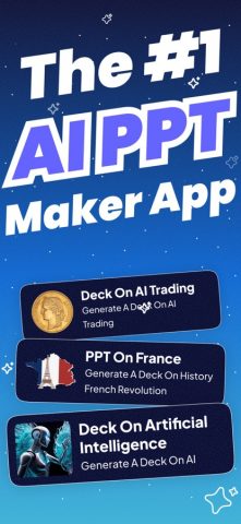 AI PPT Maker App — Design.AI для iOS — скриншот 1