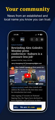 AL.com для iOS — скриншот 2