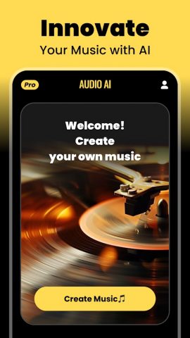 AUdio AI: AI Music Generator для Android — скриншот 3