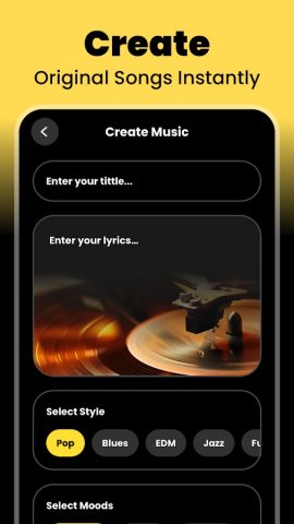 AUdio AI: AI Music Generator для Android — скриншот 4