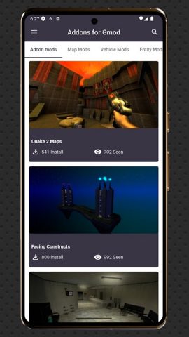 Addons for Gmod для Android — скриншот 1