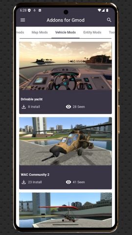 Addons for Gmod для Android — скриншот 3