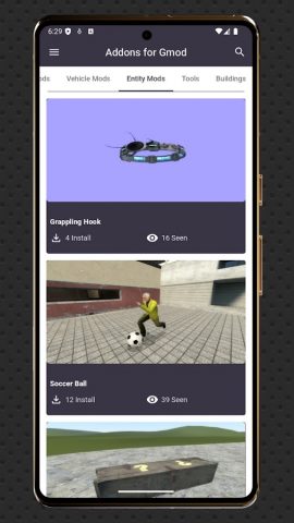 Addons for Gmod для Android — скриншот 4