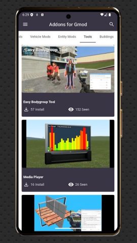 Addons for Gmod для Android — скриншот 5