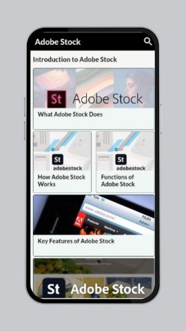 Adobe|Stock Contributor Clue для Android — скриншот 1