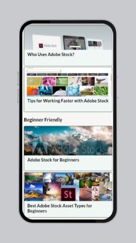 Adobe|Stock Contributor Clue для Android — скриншот 2
