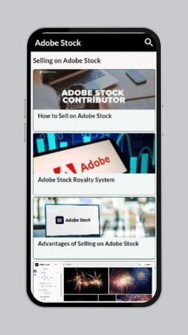 Adobe|Stock Contributor Clue для Android — скриншот 3