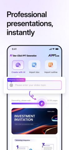 AiPPT- AI Presentation Maker для iOS — скриншот 2
