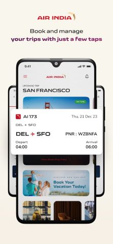 Air India: Book Flight Tickets для Android — скриншот 3