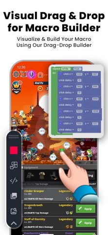 Android Macro — Auto Clicker для Android — скриншот 3