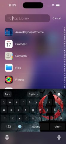 Anime Keyboard Theme для iOS — скриншот 4