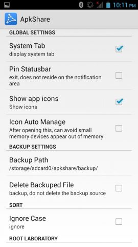 ApkShare для Android — скриншот 5