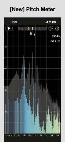 Audio / Spectrum Analyzer для iOS — скриншот 1