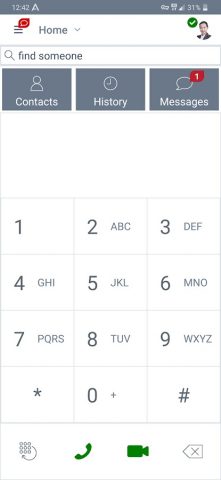 Avaya Workplace для Android — скриншот 1