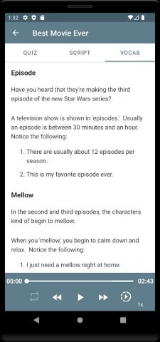 B1 Listening — English Test для Android — скриншот 5