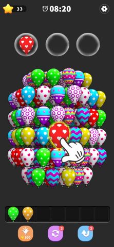 Balloon Triple Match: Match 3D для iOS — скриншот 2