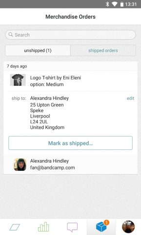 Bandcamp for Artists & Labels для Android — скриншот 5