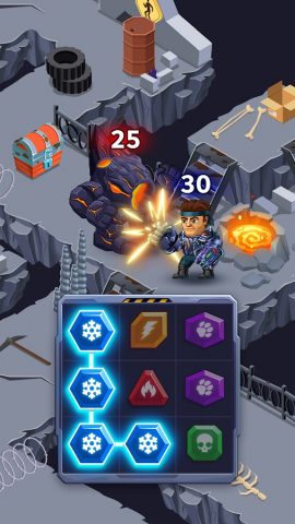 Battle Lines: Три в ряд РПГ для Android — скриншот 2