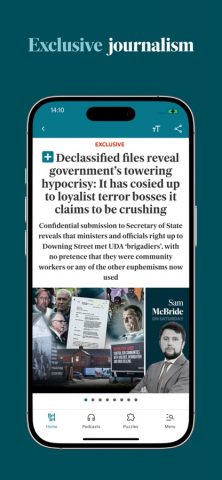 Belfast Telegraph News для iOS — скриншот 2