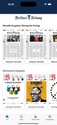 Berliner Zeitung E-Paper для iOS — скриншот 2
