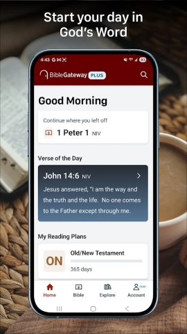Bible Gateway для Android — скриншот 1