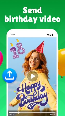 Birthday Video Maker для Android — скриншот 5