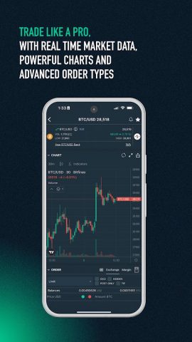 Bitfinex: Trade Digital Assets для Android — скриншот 3
