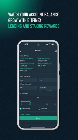 Bitfinex: Trade Digital Assets для Android — скриншот 5