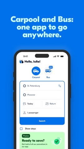 BlaBlaCar для Android — скриншот 1