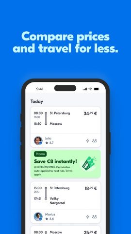BlaBlaCar для Android — скриншот 2