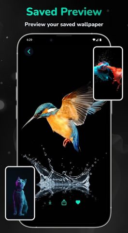 Black Wallpapers 4K Live Dark для Android — скриншот 4