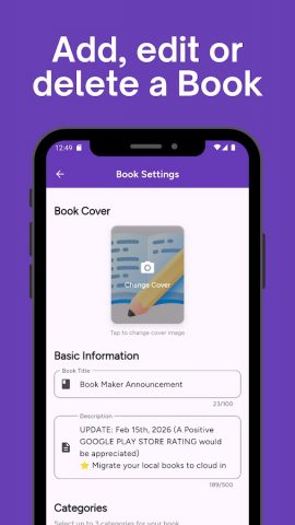 Book Maker для Android — скриншот 2