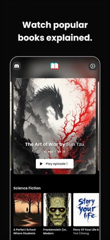 Booktok: Watch Books Explained для Android — скриншот 1