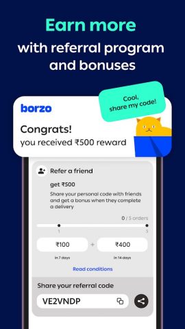 Borzo: Delivery Partner App для Android — скриншот 4