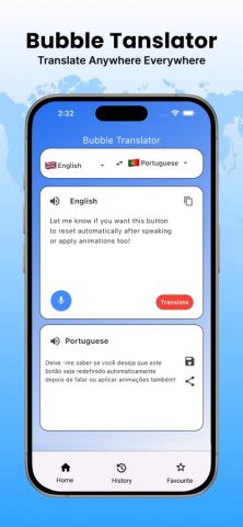 Bubble Translator для iOS — скриншот 3