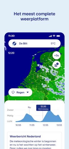 Buienradar — weer для Android — скриншот 1