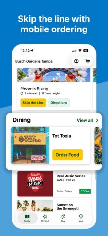 Busch Gardens для iOS — скриншот 5