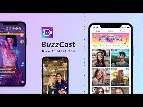 BuzzCast — Live Video Chat App для Android — официальный трейлер