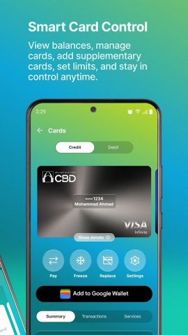 CBD — Instant digital banking для Android — скриншот 2