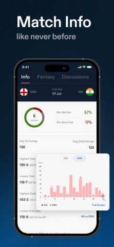 CREX — Just Cricket для iOS — скриншот 4