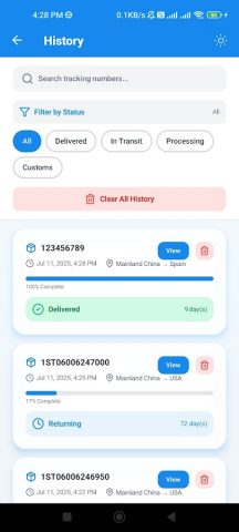 Cainiao Tracking — Global для Android — скриншот 2