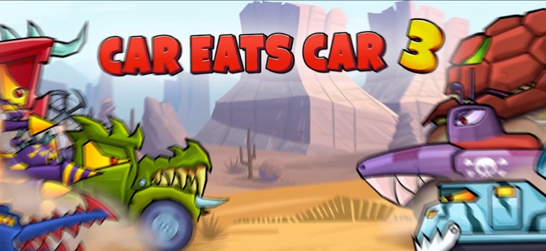 Car Eats Car 3: гонки машина для iOS — официальный трейлер