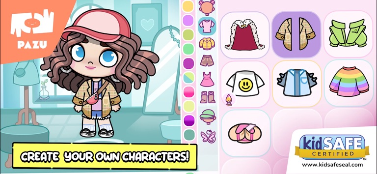 Characters maker kids games для iOS — официальный трейлер