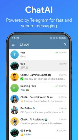 ChatAI: AI Chat for Telegram для Android — скриншот 1