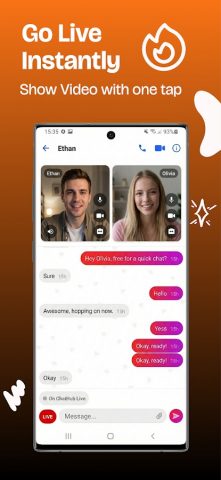 Chathub App Video Chat NoLogin для Android — скриншот 2